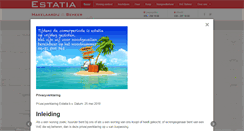Desktop Screenshot of estatia.nl