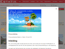 Tablet Screenshot of estatia.nl